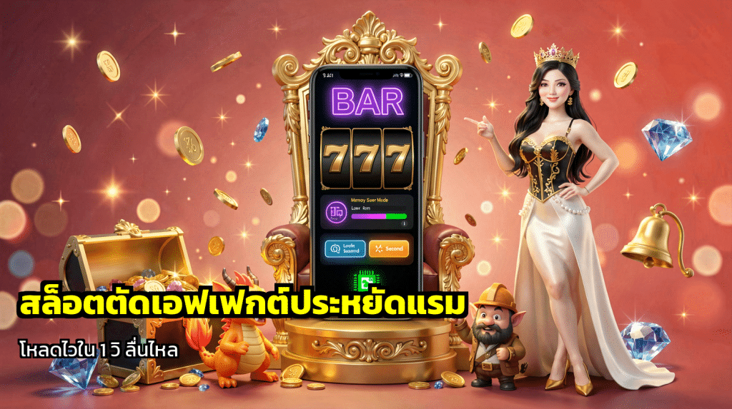 สล็อตตัดเอฟเฟกต์ประหยัดแรม