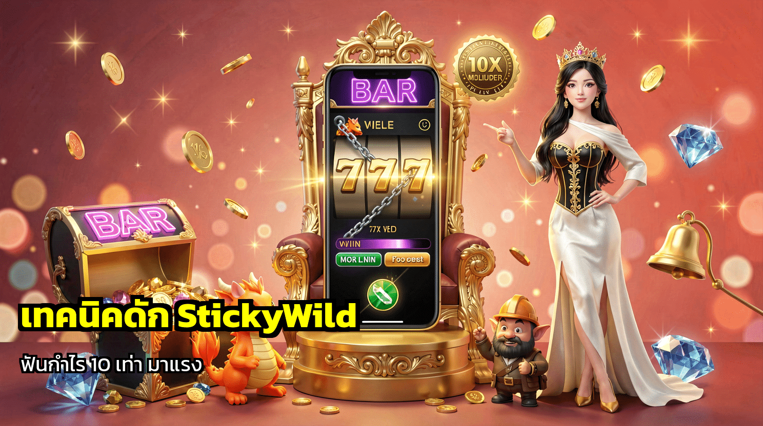 เทคนิคดัก StickyWild