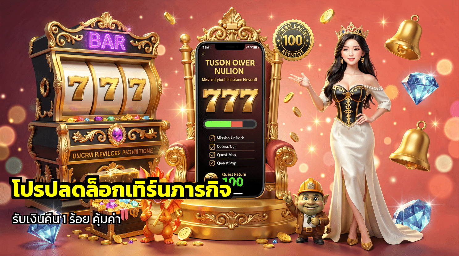 โปรปลดล็อกเทิร์นภารกิจ